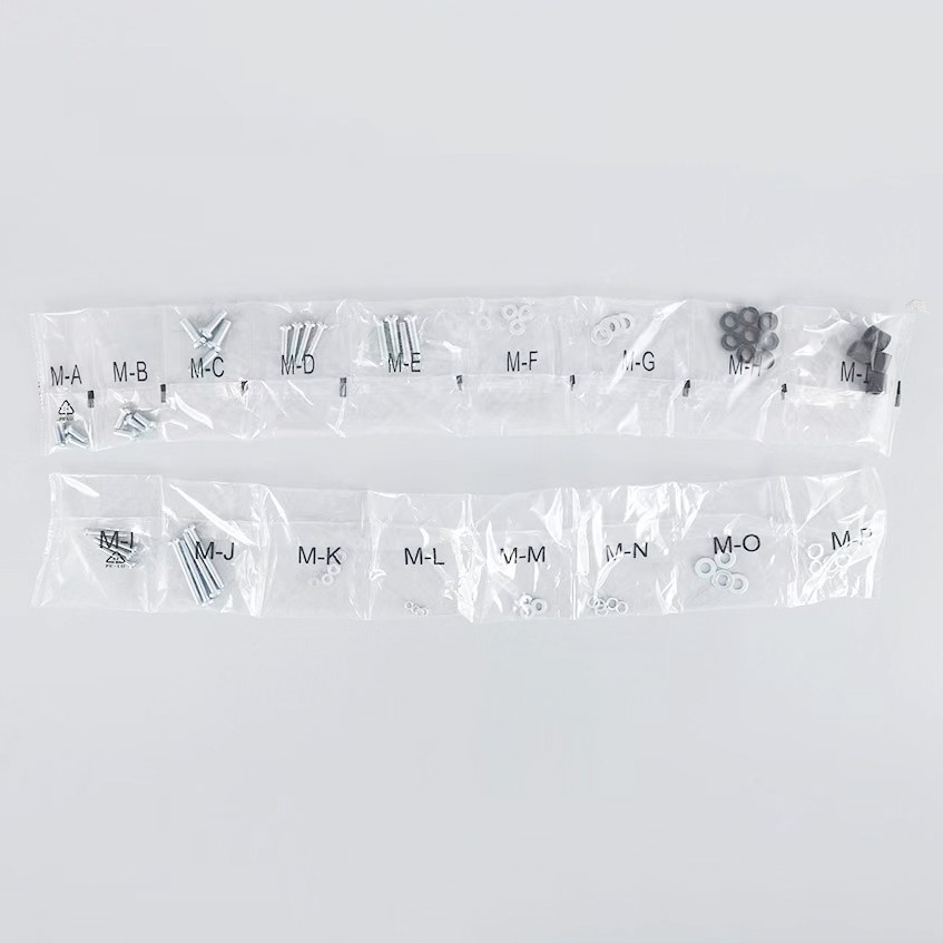 Sealed bags screws